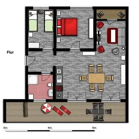 Apartmán Am Rundsteg 13 *